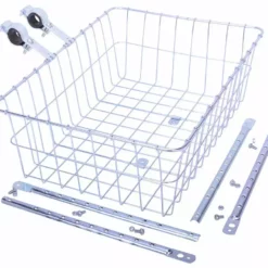 Wald 1393 Large Korb Für Vorderradmontage - Silber -Günstiges Vélo Geist Geschäft 0020521 wald 1392 large basket silvermwmHpxUKUvXny