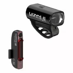 Lezyne Beleuchtungsset Hecto 40 StVZO + Stick StVZO Schwarz