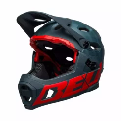 Bell Super DH MIPS Spherical - Helm - Dunkelblau/Rot