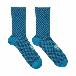Sportful Checkmate Socks - Blue Sea Berry Blue