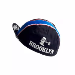 BLB Brick Lane Bikes Vintage Cycling Cap - Brooklyn Black -Günstiges Vélo Geist Geschäft 32134