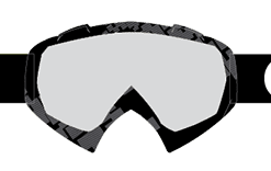 Oneal B10 Goggles Pixel Klar - Schwarz/Weiß