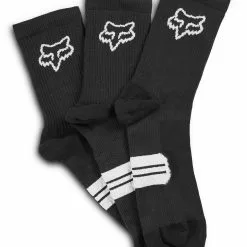 Fox Racing 6'' Ranger Sock Prepack Black - Black
