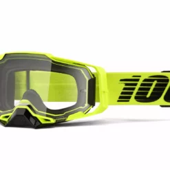 100% Armega Goggle - Clear Lens - Nuclear Citrus
