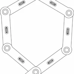 Abus BORDO Combo™ 6100/90 Black SH -Günstiges Vélo Geist Geschäft Bordo Zeichnung 3