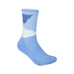 POC Essential Print Sock - Color Splashes Multi Basalt Blue