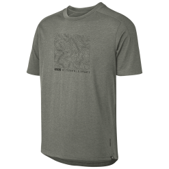 IXS Flow Tech Tee Contour Graphite