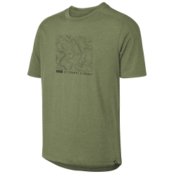 IXS Flow Tech Tee Contour Olive
