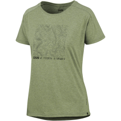 IXS Flow Women Tech Tee Contour Olive