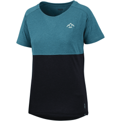 IXS Flow Women Tech Tee Mountain Everglade-schwarz