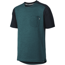 IXS Flow X Jersey Everglade-solid Black