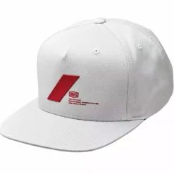 100% Forward LYP Fit Snapback Hat - Light Grey