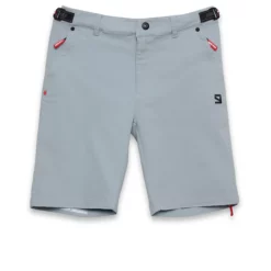 Nineyard RED. Chino Riding Shorts - Used Grey Blue