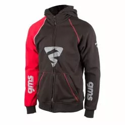 GMS Hoodie FOX - Schwarz-rot