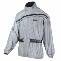 GMS Regenjacke Lux - Grau-reflektierend