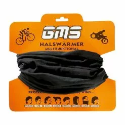 GMS Schlauchtuch Baumwolle - Schwarz