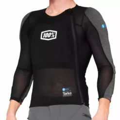 100% Tarka Long Sleeve - Protektor Shirt - Schwarz