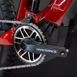 Haibike AllMtn CF 12 MTB Fully - Gloss Matte Dyn Red Black -Günstiges Vélo Geist Geschäft Haibike MY22 Detail Crank AllMtn CF 12