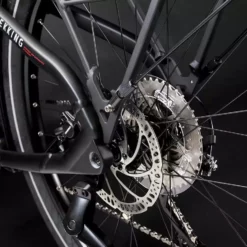 Haibike Trekking 6 Herren - Matte Black Red Reflex -Günstiges Vélo Geist Geschäft Haibike MY22 Detail Rear Trekking 6 HIGH black