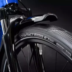 Haibike Trekking 4 Tiefeinsteiger - Gloss Matte Blue Black -Günstiges Vélo Geist Geschäft Haibike MY22 Detail Tyre Trekking 4 LOW blue