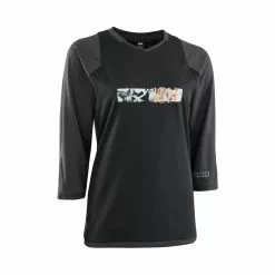 ION Bike Tee Scrub Amp LS 3/4 Women Schwarz