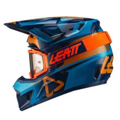 LEATT Helm Inkl. Brille 7.5 V21.1 Blau-gelb -Günstiges Vélo Geist Geschäft LEATTHelminkl Brille7 5V21 1blau gelb 3
