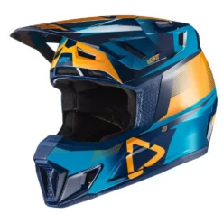 LEATT Helm Inkl. Brille 7.5 V21.1 Blau-gelb -Günstiges Vélo Geist Geschäft LEATTHelminkl Brille7 5V21 1blau gelb 5