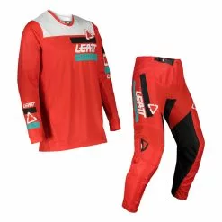 LEATT Moto 3.5 Ride Kit Junior Uni Rot