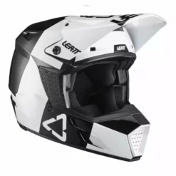 LEATT Motocrosshelm 3.5 Junior V21.3 - Weiss-schwarz