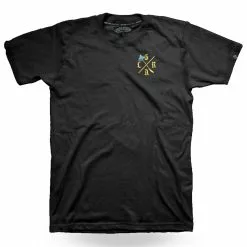 LOOSE RIDERS Mens T-Shirts - Shroom Skull Black