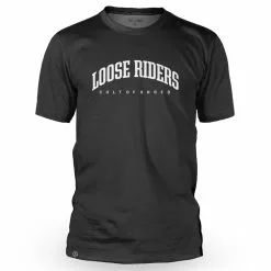 LOOSE RIDERS Mens Technical Jersey Short Sleeves - Black