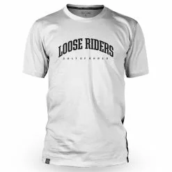 LOOSE RIDERS Mens Technical Jersey Short Sleeves - White