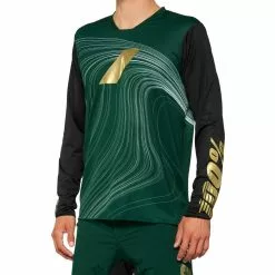 100% R-Core X LE Long Sleeve Jersey - Forest Green