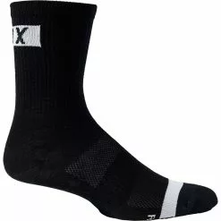 Fox Racing 6'' Flexair Merino - Socken - Schwarz/Weiß