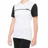 100% Ridecamp Womens Short Sleeve Jersey - White/black