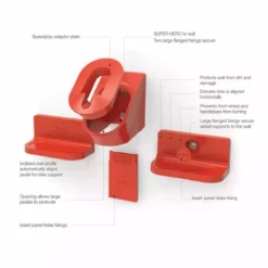 Cycloc Superhero Fahrradhalterung - Weiß -Günstiges Vélo Geist Geschäft SHRBLK 02tVUDbJ7pqJHur