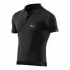 SIXS Funktions Polo-Shirt POL - Schwarz