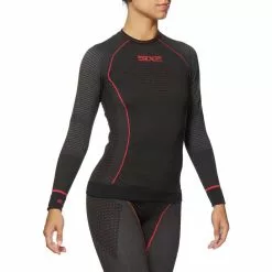 SIXS Funktionsshirt-langarm Blazefit TS2W Schwarz-rot -Günstiges Vélo Geist Geschäft SIXSFunktionsshirt langarmBlazefitTS2Wschwarz rot 5