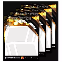 Reflective Berlin Pack Of 4 Reflective Rim Racer - Weiß -Günstiges Vélo Geist Geschäft Unbenannt 3sjF9tv9VECXFP