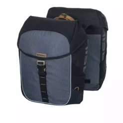 BASIL Doppeltasche Miles Schwarz/grau - 34 Liter