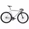 BLB Brick Lane Bikes La Piovra ATK Fixie/Singlespeed Bike - Poliert Silber