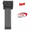 Abus Bordo Combo 6100 Zahlen-Faltschloss 90 Cm, Schwarz ST