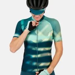 Endura Damen Virtual Texture Trikot (kurzarm) - Glacier Blue -Günstiges Vélo Geist Geschäft bp05 12
