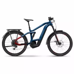 Haibike Adventr FS 9 MTB Fully - Gloss Metal Blue Red
