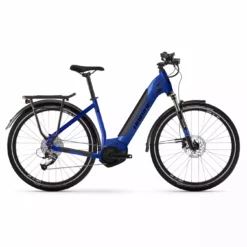 Haibike Trekking 4 Tiefeinsteiger - Gloss Matte Blue Black