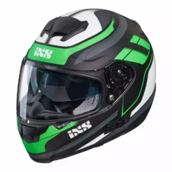 IXS 215 2.0 Motorradhelm Matte Black Green White