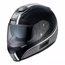 IXS 215 2.1 Motorradhelm Matte Black White Grey
