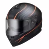 Integralhelm IXS1100 2.1 Matte Black Orange