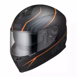 Integralhelm IXS1100 2.1 Schwarz-orange Matt
