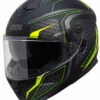 Integralhelm IXS1100 2.4 - Schwarz Matt-gelb Fluo